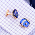 Modern Unique French Diamonds Cufflinks Shiny Crystal Rhinestone Stickpin Cufflinks